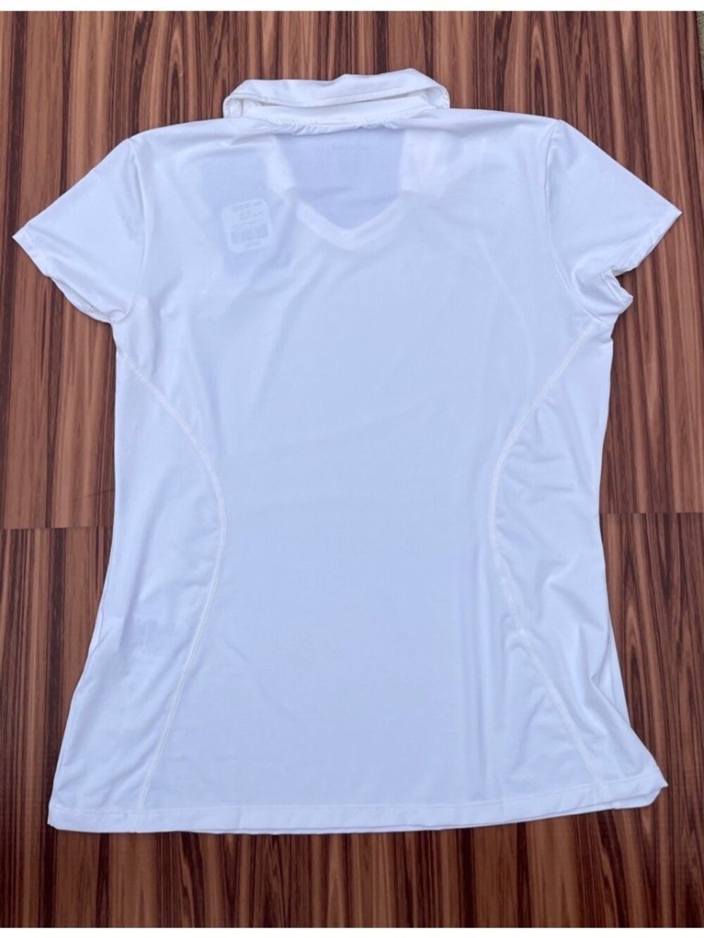 NWT ASICS Attacker Cap Sleeve Top White Small Workout - Picture 8 of 11